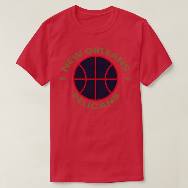 Camiseta baloncesto no pelicans TShirt (Diseño del anverso)
