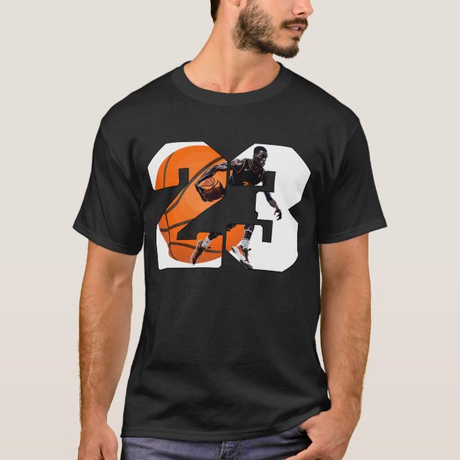 Camiseta Baloncesto Nomber 23 (Anverso)