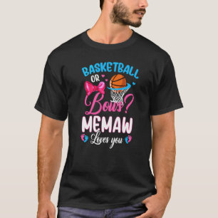 Camiseta Baloncesto O Bows Memaw Te Ama Revelación De Géner