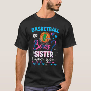Camiseta Baloncesto o Hermana de Bows te ama género 2024 Re