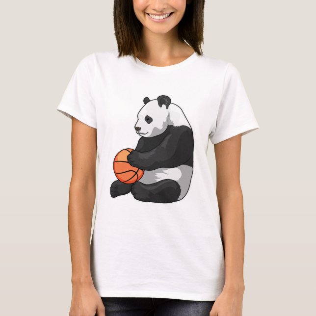 Camiseta Baloncesto Panda (Anverso)