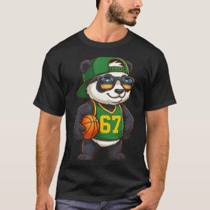 Camiseta Baloncesto Panda 67 Gen Alpha Slang Srts Hombres N