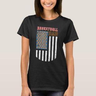 Camiseta Baloncesto papá entrenador Bandera Estadounidense