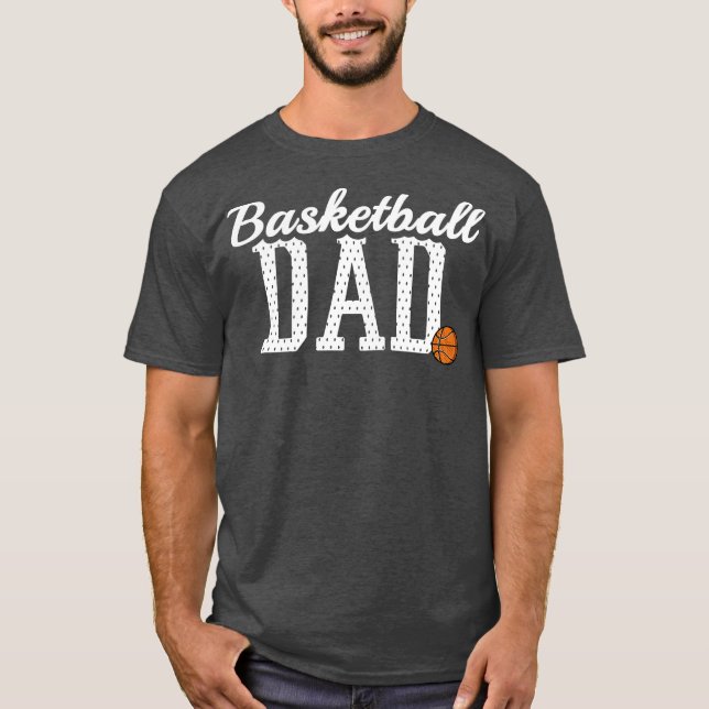 Camiseta Baloncesto Papá Famoso Jugador Deportivo Padre Par (Anverso)