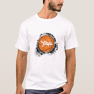 Camiseta Baloncesto Papa Vintage Baloncesto Familia