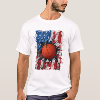 Camiseta Baloncesto Patriótico 4 De Julio