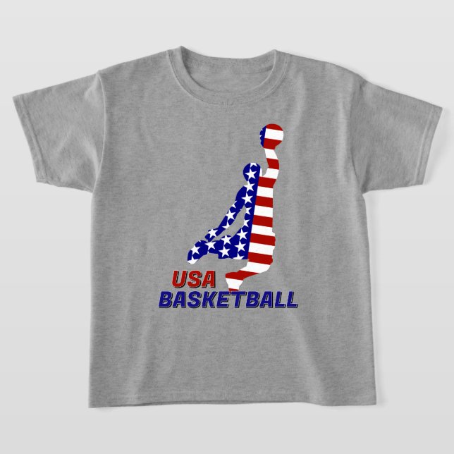 Camiseta Baloncesto Patriótico de EE. UU. (Distribución)