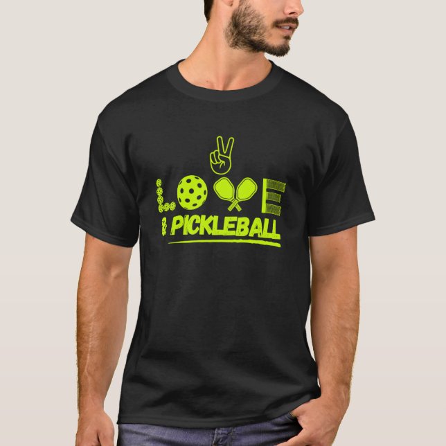 Camiseta Baloncesto Paz y Amor Baloncesto Paddle Dink (Anverso)