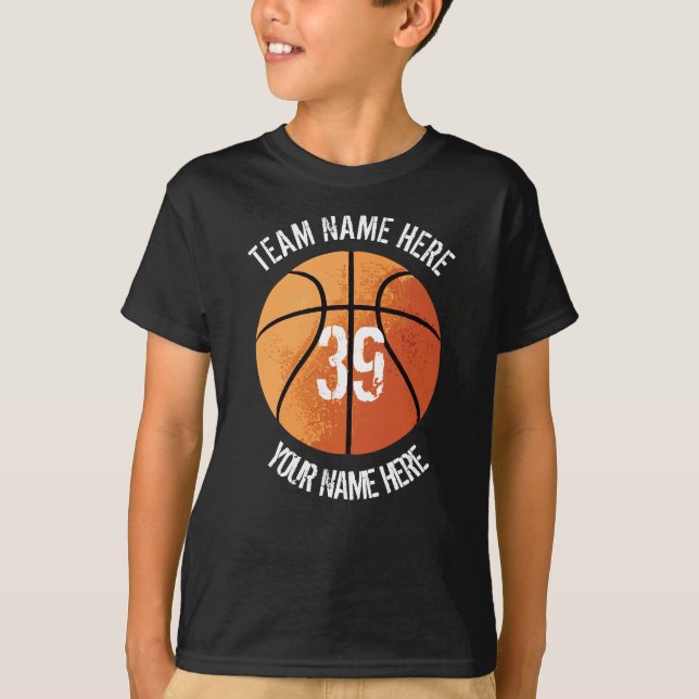 Camiseta Baloncesto (Personalizable Team & Player) (Anverso)