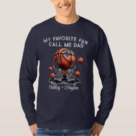 Camiseta Baloncesto personalizado con niños de nombre de pa