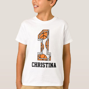 Camiseta Baloncesto personalizado número 1