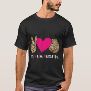 Camiseta Baloncesto por el amor de la paz - aros entrenador