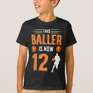 Camiseta Baloncesto por los 12 Años - Este Baller Ya Tiene 