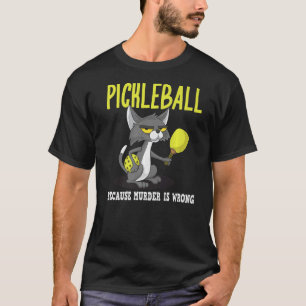 Camiseta Baloncesto porque el asesinato es un gato loco de 