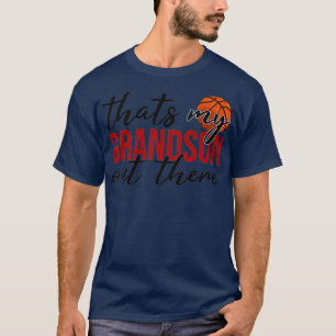 Camiseta Baloncesto que es mi nieto ahí afuera Regalo
