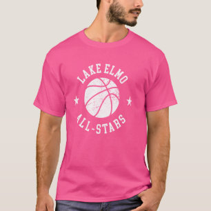 Camiseta Baloncesto Retro 80 del Lago Elmo Vintage All-Star