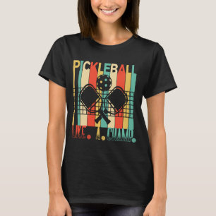 Camiseta Baloncesto Retro Como Una Paddle De Campeón, Bola,