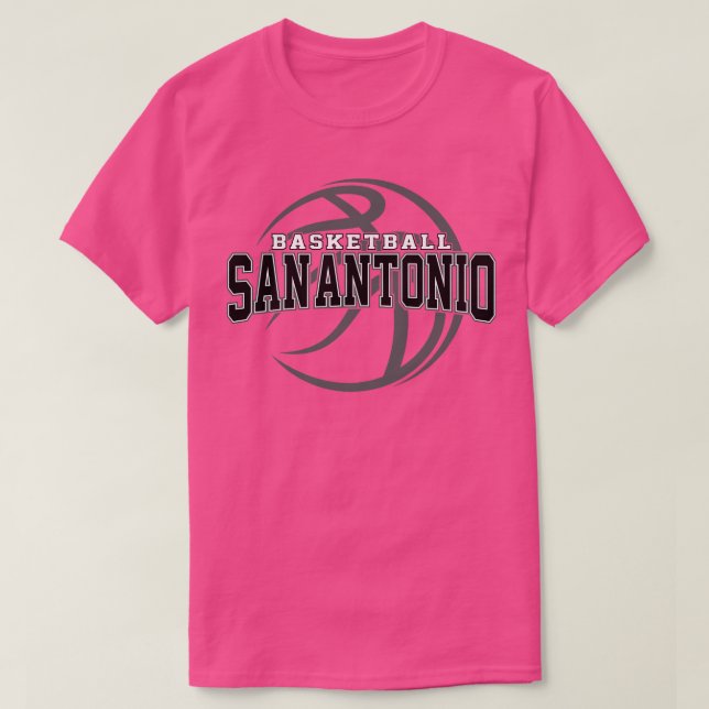 Camiseta Baloncesto Retro San Antonio 1 (Diseño del anverso)