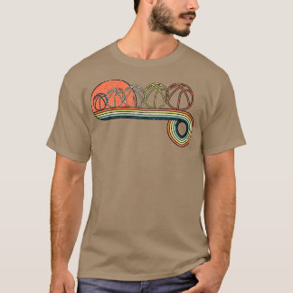 Camiseta Baloncesto Retro Vintage Color del arcoiris del at