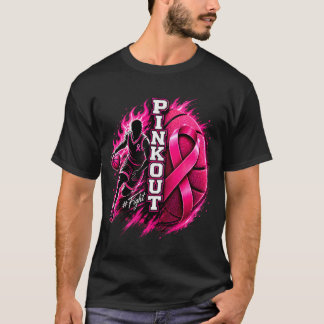 Camiseta Baloncesto rosa mes de concienciación sobre el cán