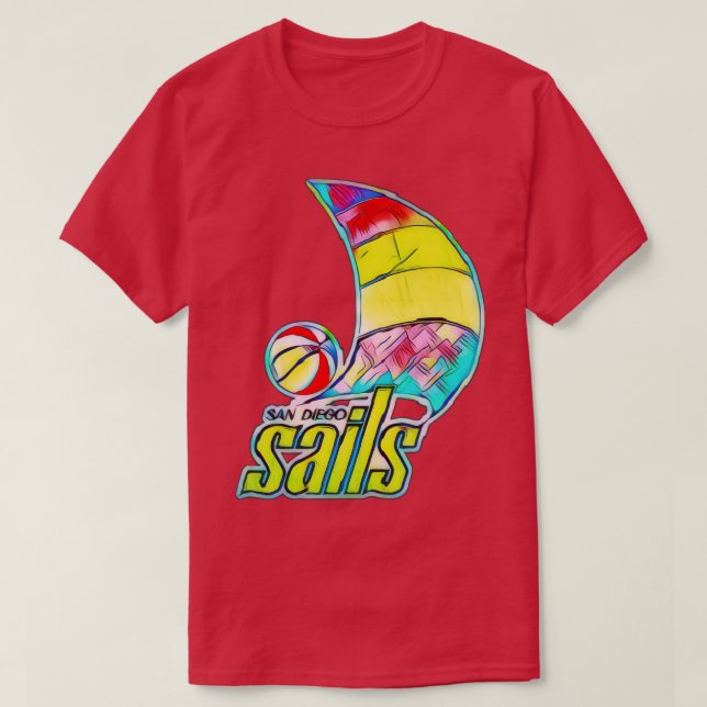 Camiseta Baloncesto San Diego Sails (Diseño del anverso)