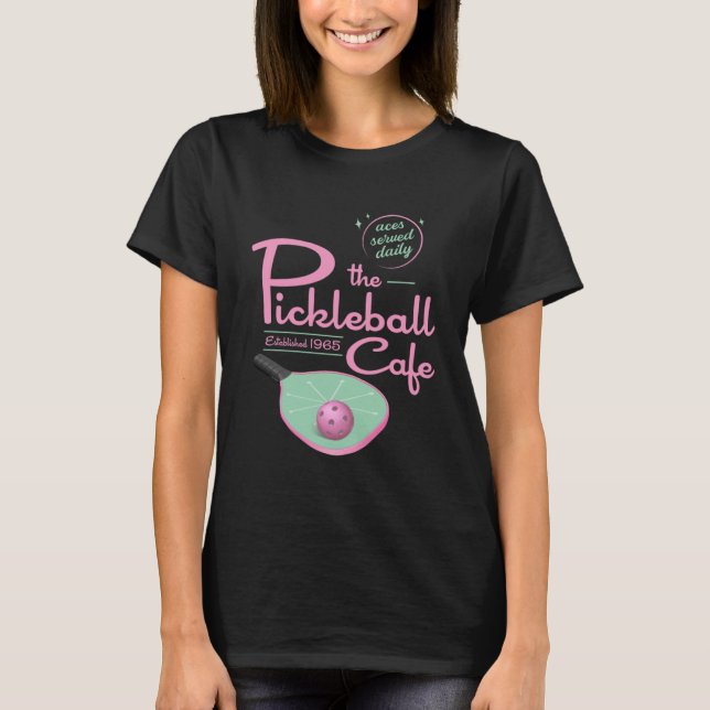 Camiseta Baloncesto Se Sirve La Cafetería De Pickleball (Anverso)