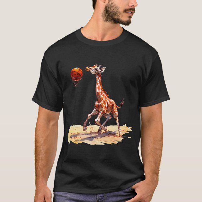 Camiseta Baloncesto Shirds Niños Baloncesto Giraffe Hombres (Anverso)
