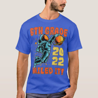Camiseta Baloncesto Spaceman Graduación de 6º Grado 2022