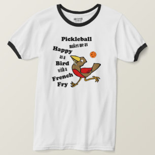 Camiseta Baloncesto - Tan Feliz Como Un Pájaro Con Un Frío 