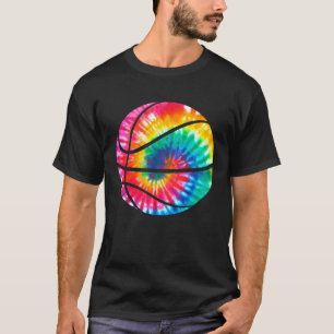 Camiseta Baloncesto Tie Dye Deportes Bbal Niños Entrenador