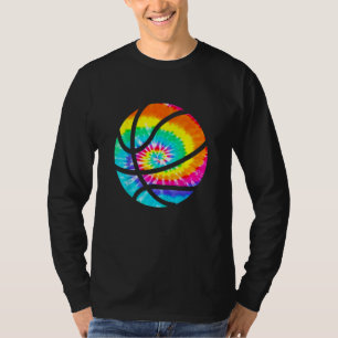 Camiseta Baloncesto Tie Dye Rainbow Trippy Hippie