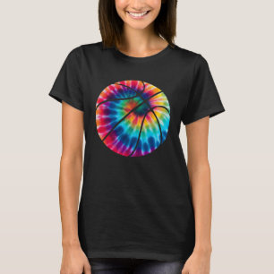 Camiseta Baloncesto Tie Dye Rainbow Trippy Hippie Vintage