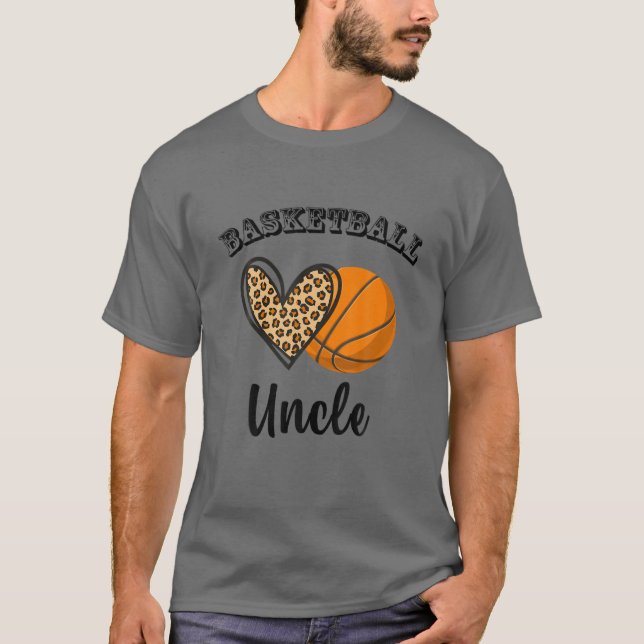 Camiseta Baloncesto Tío Leopard Heart Jugadores Deportivos  (Anverso)