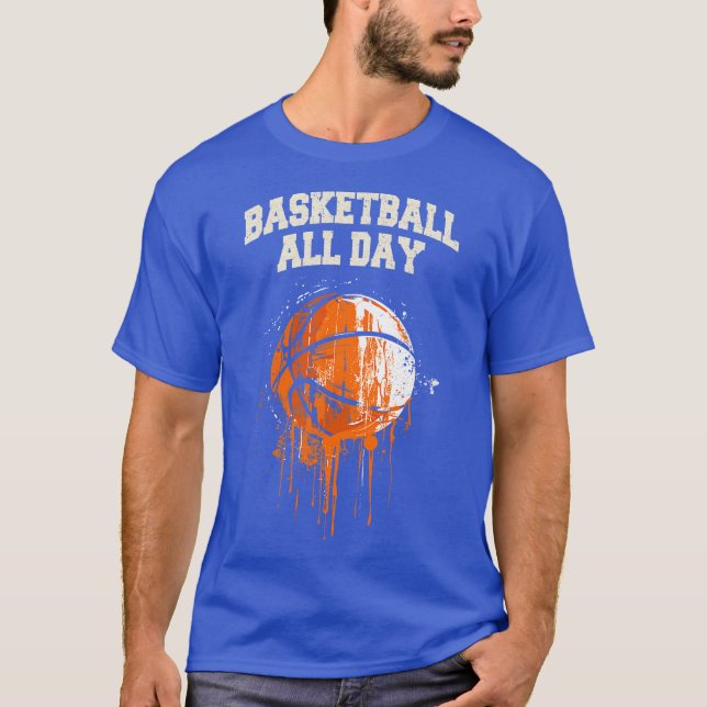 Camiseta Baloncesto todo el día (Anverso)