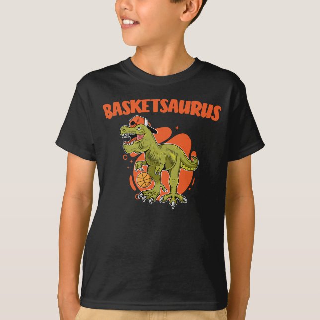 Camiseta Baloncesto Trex Funny Dino Sport (Anverso)