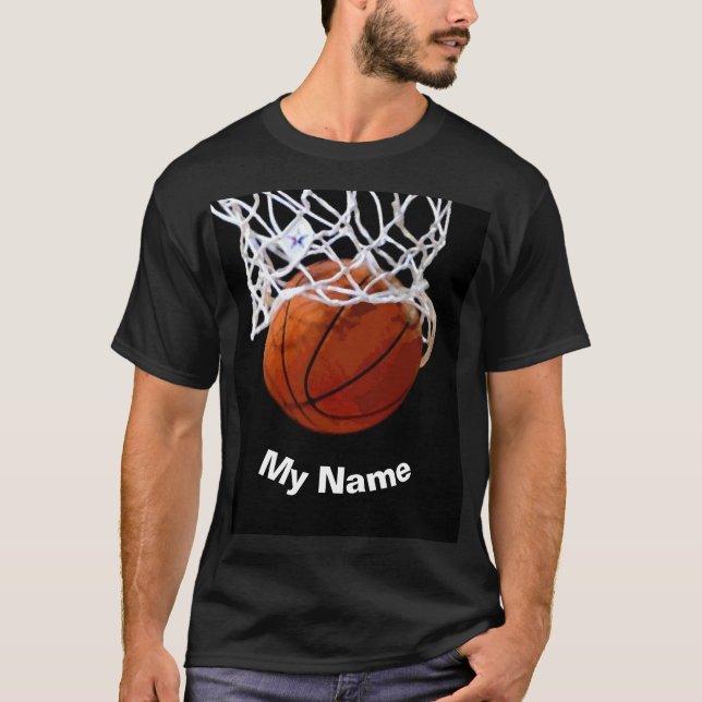 Camiseta Baloncesto Tu Nombre Personalizado (Anverso)