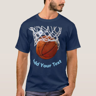 Camiseta Baloncesto Tu Nombre Texto Mensaje Eslogan Persona