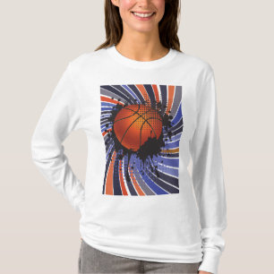 Camiseta Baloncesto Urbano Abstracto Grunge Retro Deportes