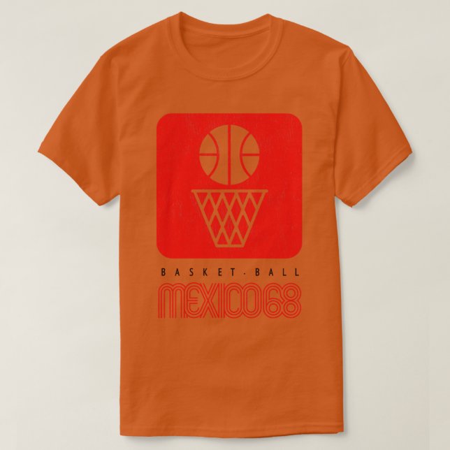 Camiseta Baloncesto USA México 1968 (Diseño del anverso)