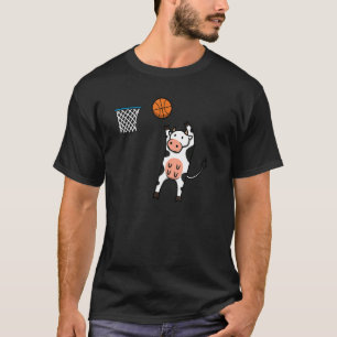 Camiseta Baloncesto Vaca Lindo Animal de Granja Balón Depor
