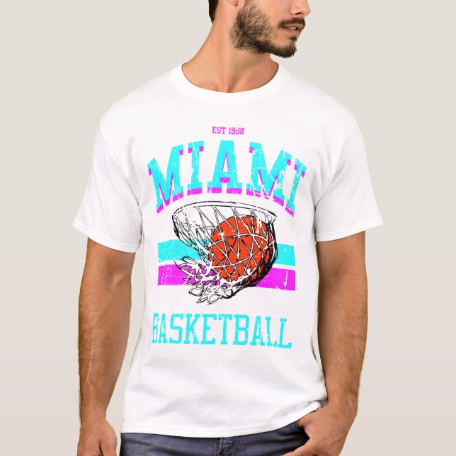 Camiseta Baloncesto Varsity Style Miami Vice (Anverso)