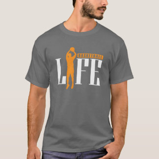 Camiseta Baloncesto Vida Balón Deportes América USA retro