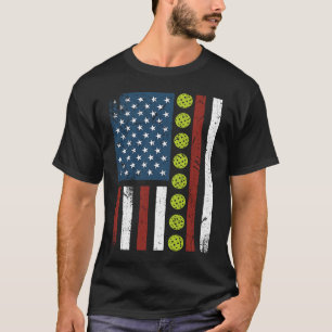 Camiseta Baloncesto vintage Bandera Estadounidense Juega Al
