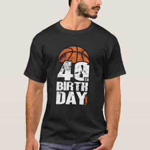 Camiseta Baloncesto Vintage De 40 Años 40 Años