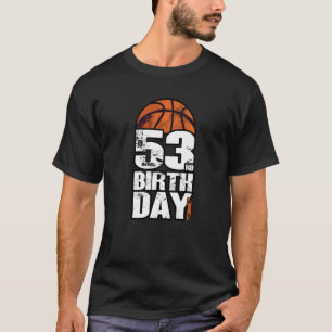 Camiseta Baloncesto Vintage de 53 años 53 cumpleaños