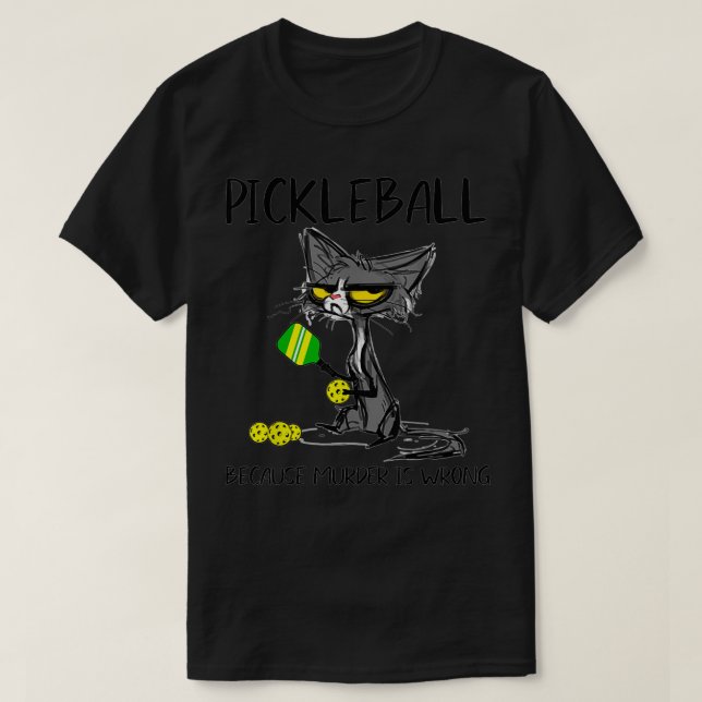 Camiseta BaloncestoPorqueMurderIsWrongdonIdeasParaCatLover (Diseño del anverso)