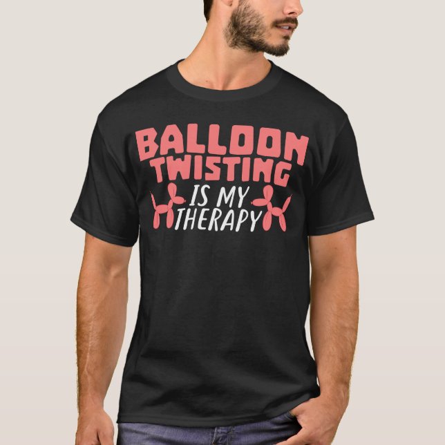 Camiseta Balones de Chiste de terapia de torsión de balón (Anverso)