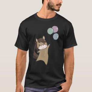 Camiseta Balones de equitación vuelan sobre la ponía animal