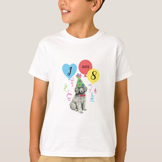 Camiseta Balones de la fiesta de cumpleaños (Anverso)