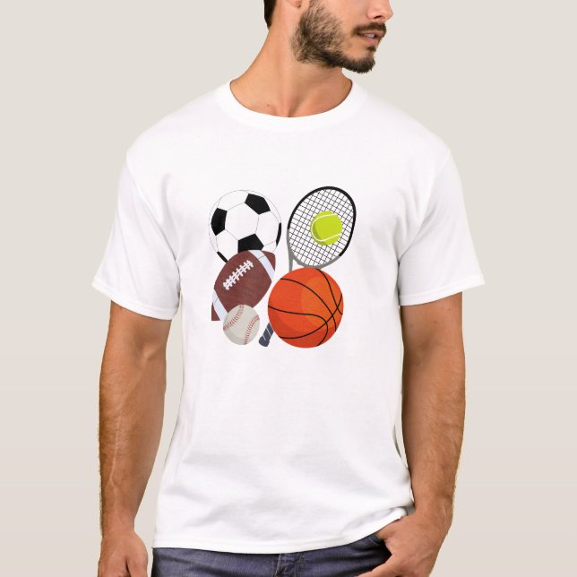 Camiseta Balones Deportivos Atléticos (Anverso)